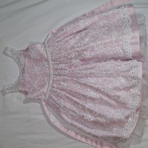 American Princess Pink Satin Dress